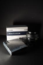 Sigma 30mm F1.4 Sony E-mount + Nieuwe CPL Filter, Comme neuf, Enlèvement