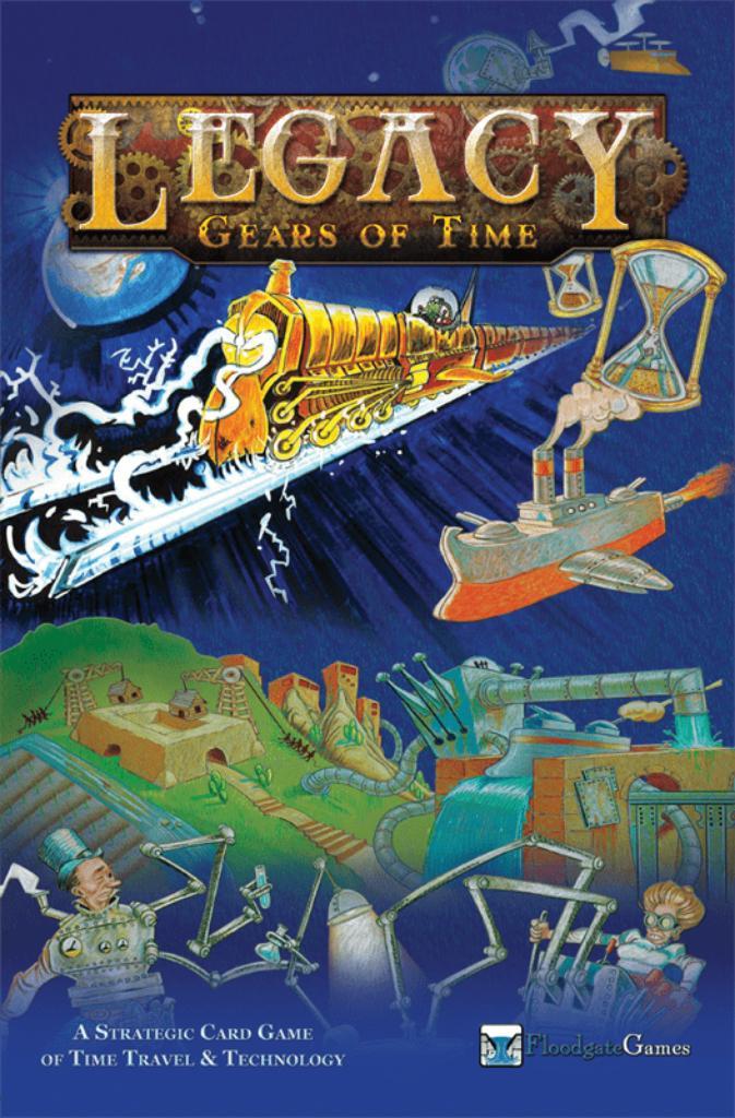 Legacy : Gears of Time, Hobby en Vrije tijd, Gezelschapsspellen | Bordspellen, Zo goed als nieuw, Een of twee spelers, Drie of vier spelers