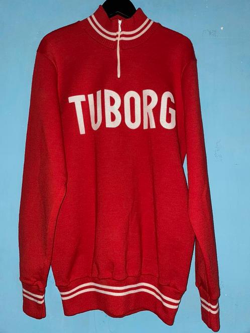 Ensemble pull/jogging velo Tuborg 1970, Collections, Marques & Objets publicitaires