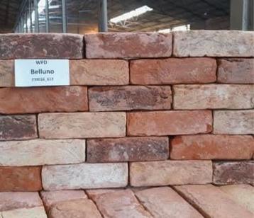 Briques de parement Belluno de caractère, Enlèvement ou Envoi