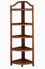 Hoekplank kast 5 laags bruin nieuw in doos, Huis en Inrichting, Kasten | Boekenkasten, Ophalen of Verzenden, Nieuw