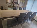 Uitschuifbare tafel Hender & Hazel + 6 stoelen, Ophalen
