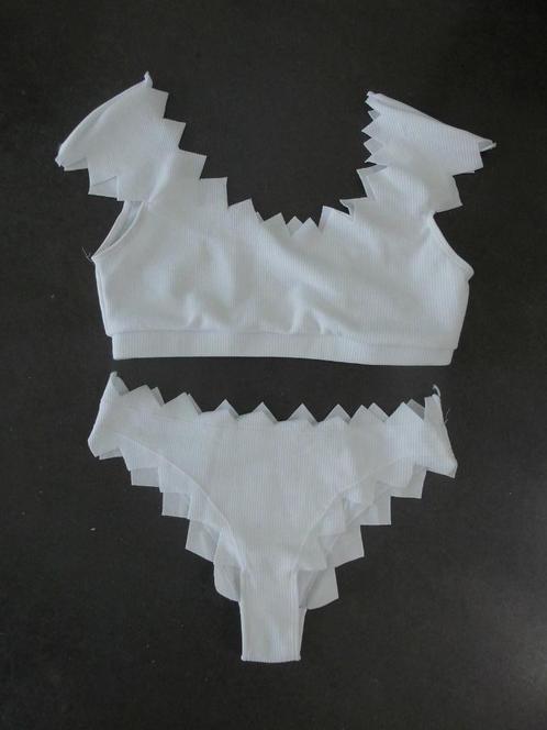 NIEUWE witte bodysuit maat: M, Kleding | Dames, Ondergoed en Lingerie, Setje, Wit, Ophalen of Verzenden