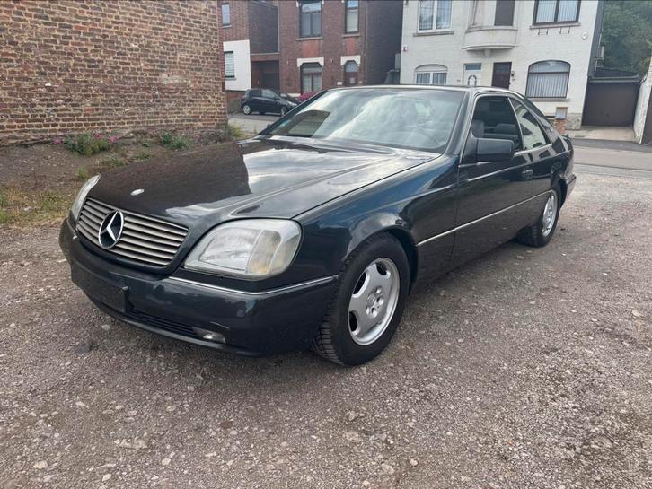 MERCEDES 600SEC V12 1993 ancetres, Auto's, Mercedes-Benz, Particulier, S-Klasse, Benzine, Coupé, 2 deurs, Automaat, Zwart, Grijs