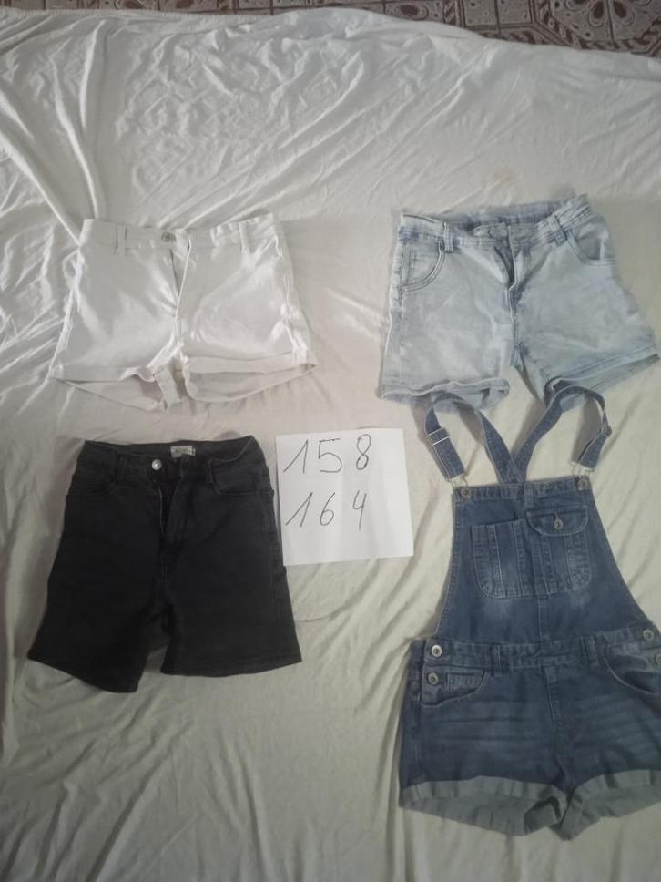A vendre 4 shorts, 4pulls et 7 t-shirts fille 158/164, Kinderen en Baby's, Kinderkleding | Maat 158, Zo goed als nieuw, Meisje
