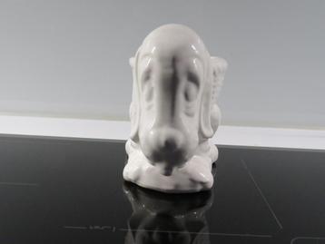 Vintage hond bloempot planter keramiek beschikbaar voor biedingen