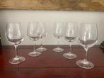 6 kristallen wijnglazen, Antiek en Kunst, Antiek | Glaswerk en Kristal, Ophalen