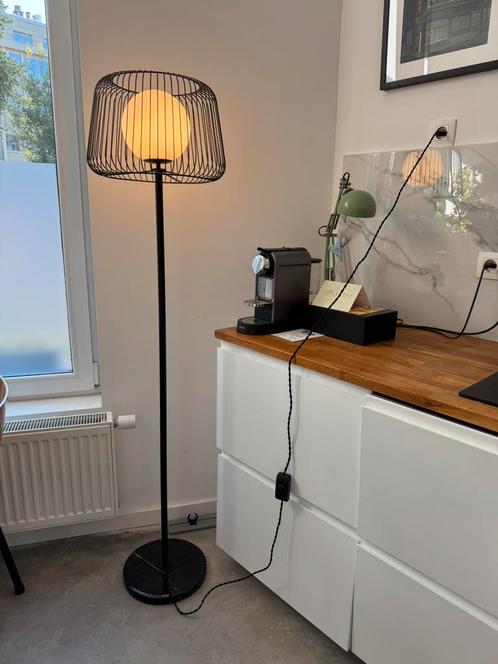 Vloerlamp Ally - Coco Maison, Huis en Inrichting, Lampen | Vloerlampen, Zo goed als nieuw, Glas, Ophalen