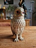 Vintage jaren 60 verzilverde uil suikerstrooier, Antiek en Kunst, Ophalen of Verzenden