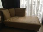Beige leren dagbed, Ophalen, Zo goed als nieuw, Leer