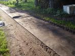 slijk in paddock/rubber mudcontrol leggen, Weidegang
