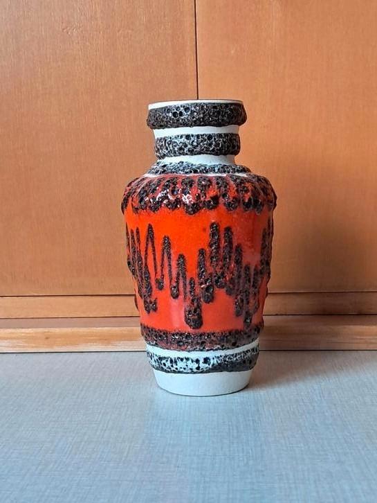 West-Germany Scheurich vaas 18cm. Tiptop in orde, Antiek en Kunst, Antiek | Vazen, Ophalen of Verzenden