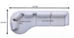 Zetel Henders & Hazel, Huis en Inrichting, Ophalen, Gebruikt, 125 tot 150 cm, 300 cm of meer