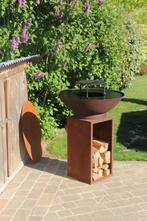 Barbecue plancha en acier corten, Tuin en Terras, Houtskoolbarbecues, Ophalen, Nieuw