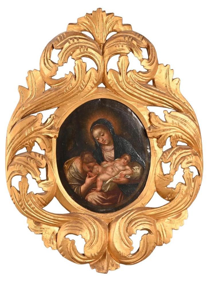 Antiek Schilderij op koper, Antiek en Kunst, Kunst | Schilderijen | Klassiek, Ophalen of Verzenden