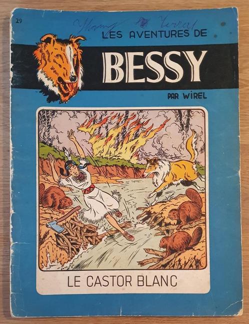 Bessy - Le castor blanc -29- 1e dr incompleet (1959) Strip, Boeken, Stripverhalen, Gelezen, Eén stripboek, Ophalen of Verzenden