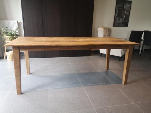 Authentieke houten tafel voor binnen of buiten, Antiek en Kunst, Antiek | Meubels | Tafels, Ophalen