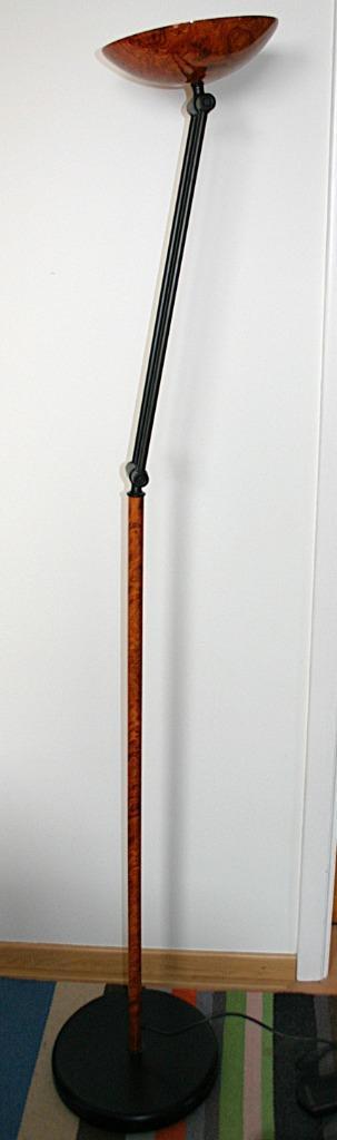 Staande lamp / vloerlamp, Huis en Inrichting, Lampen | Vloerlampen, Gebruikt, 150 tot 200 cm, Glas, Kunststof, Metaal, Ophalen