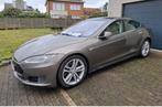 TESLA  Model S, Auto's, Bruin, Model S, Particulier, Panoramadak