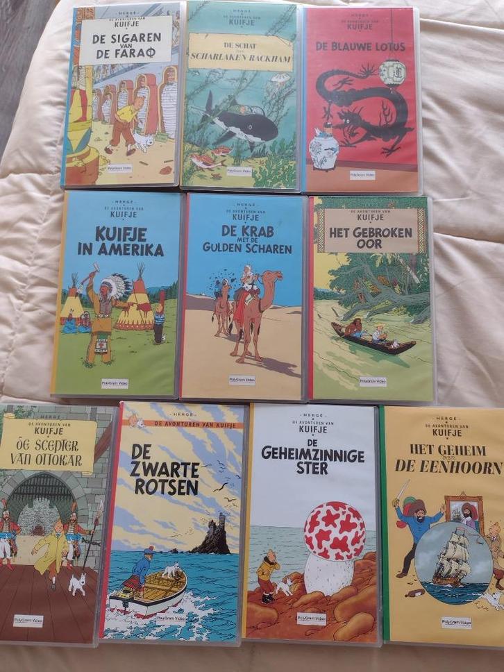 Kuifje video's, Verzamelen, Film en Tv, Film, Ophalen