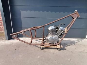 Hardtail Eigenbouw frame Chopper Bobber Highneck  project  beschikbaar voor biedingen