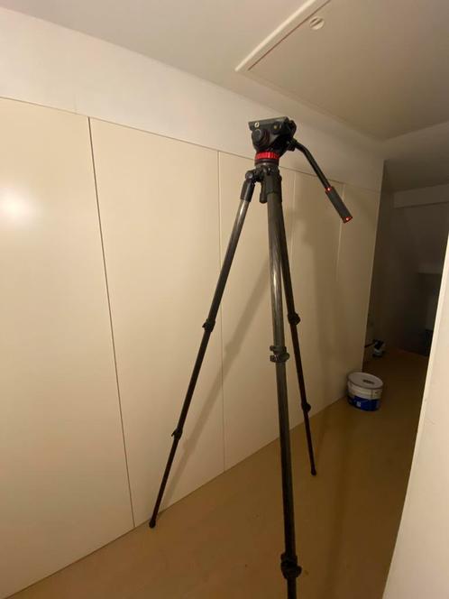 Manfrotto Video-statief, Audio, Tv en Foto, Fotografie | Statieven en Balhoofden, Zo goed als nieuw, Ophalen