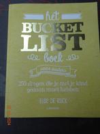 Het bucket list boek - Elise De Rijck ., Enlèvement ou Envoi