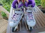 Oxelo meisjes rolschaatsen 32-35, Sport en Fitness, Kinderen, Inline skates 4 wielen, Ophalen, Overige merken