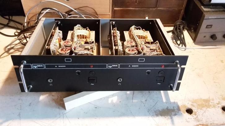 ARTEC TELEVIC A2000 Dual Mono Versterker 120Watt, Audio, Tv en Foto, Versterkers en Ontvangers, Gebruikt, 60 tot 120 watt, Ophalen