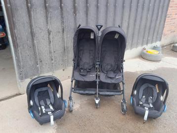 Tweeling buggy maxi cosi, Enlèvement