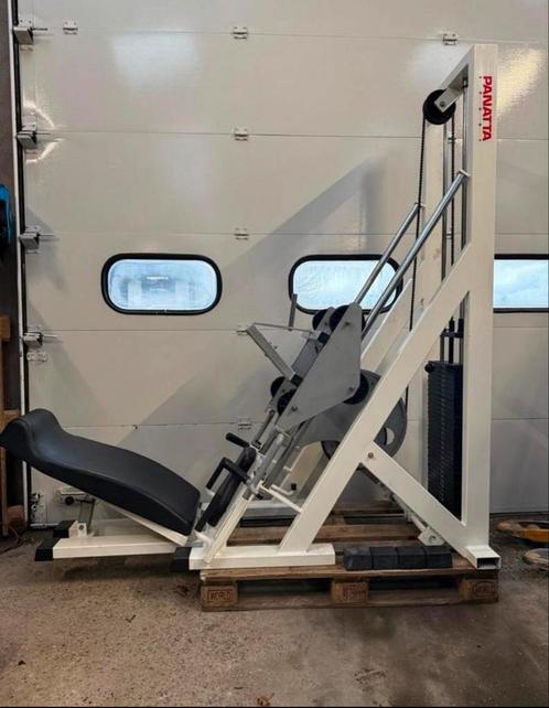 Panatta fit 2000 line 45 graden leg press / benen / fitness, Sport en Fitness, Fitnessmaterialen, Gebruikt, Overige typen, Armen