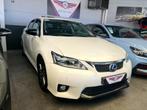 LEXUS CT 200H 1.8i E-CVT*CAMERA*DAK/ZONNEDAK*GPS*GUIR*PDC-A, Automaat, Euro 5, Zwart, Wit