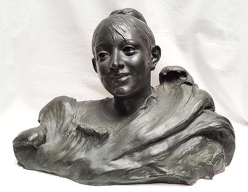 Art Nouveau Buste - Joseph François Belin. beschikbaar voor biedingen