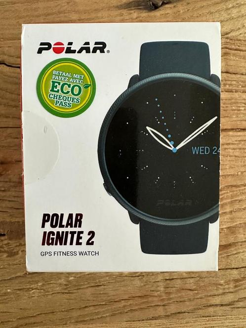 Polar ignite 2 sporthorloge, Handtassen en Accessoires, Smartwatches, Gebruikt, Blauw, Conditie, Ophalen