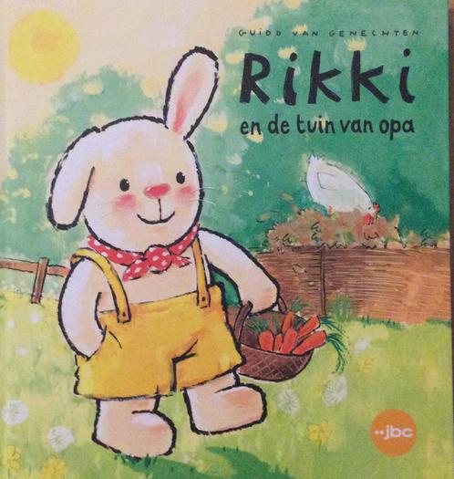 Guido Van Genechten - Rikki en de tuin van opa, Livres, Livres pour enfants | 0 an et plus, Comme neuf, Enlèvement