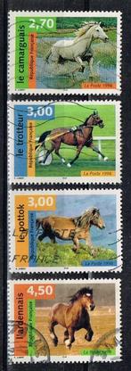 Postzegels uit Frankrijk - K 4925 - paarden, Verzenden, Gestempeld