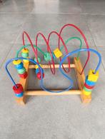Behendigheidsspel met houten kralen, Kinderen en Baby's, Ophalen, Zo goed als nieuw