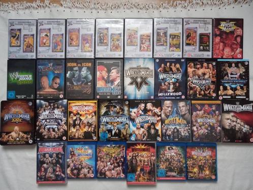 WWF WWE Wrestlemania COMPLETE COLLECTION dvd/bluray, Cd's en Dvd's, Dvd's | Sport en Fitness, Zo goed als nieuw, Ophalen of Verzenden