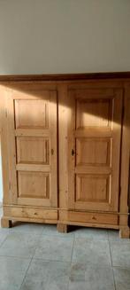 Vestiaire kast pitch pine, Ophalen