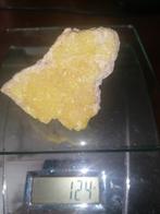 Zwavel souffre kristallen Sicilië 124 gram zie foto's voor d, Ophalen of Verzenden