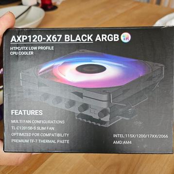 Thermalright AXP120-X67 zwarte ARGB CPU-koeler laag profiel beschikbaar voor biedingen