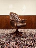 Klassiek Engels Chesterfield Bureaustoel, Antiek en Kunst, Ophalen of Verzenden