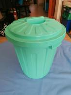 Kleine groene 7L “Curver” prullenbak., Kunststof, Gebruikt, Ophalen of Verzenden, Minder dan 10 liter