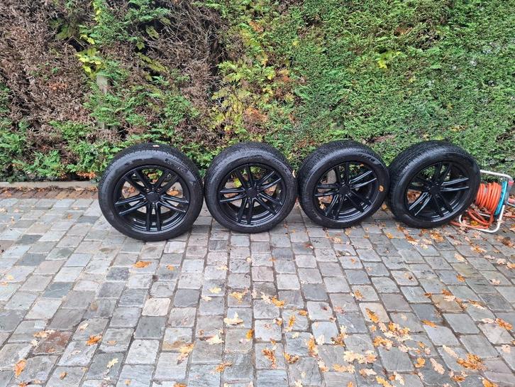 Winterbanden op alu velg, Auto-onderdelen, Banden en Velgen, Banden en Velgen, Winterbanden, 18 inch, 245 mm, Overig, Gebruikt