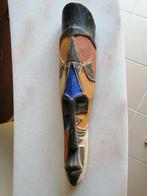 Afrikaans masker : L 32cm x B 8 cm, Antiek en Kunst, Ophalen