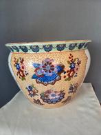 Chinese bloempot handgeschilderd, Antiek en Kunst, Ophalen of Verzenden