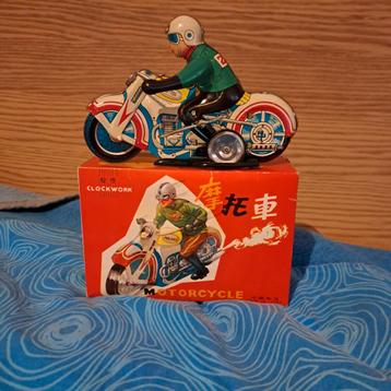 Moto vintage avec boîte originale, Enlèvement ou Envoi