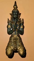 Beeld bronzen tempelwachter, Antiek en Kunst, Ophalen of Verzenden, Brons