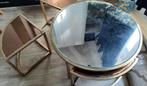 salontafel rond met gebruikssporen, Ophalen, Gebruikt, Rond, 50 tot 100 cm