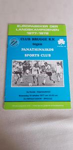 CLUB BRUGGE / FC BRUGES PROGRAMMABOEKJE EC1 1977-1978, Enlèvement, Comme neuf, Livre ou Revue